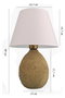 Opviq Lámpara de mesa YL704 de cerámica beige y blanco